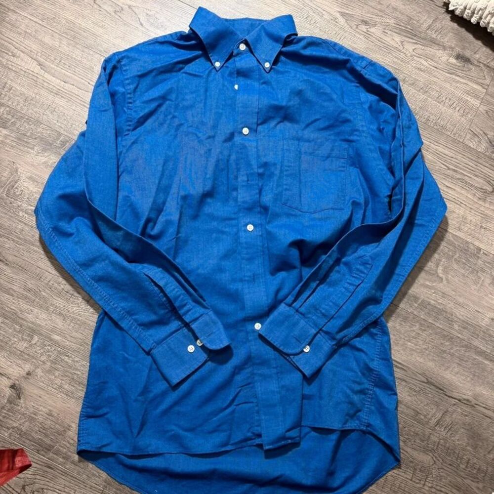 Van Heusen Royal Blue Button-Down Shirt